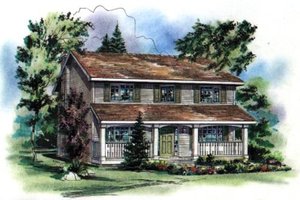 Traditional Exterior - Front Elevation Plan #18-279