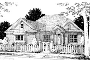 Traditional Exterior - Front Elevation Plan #20-361