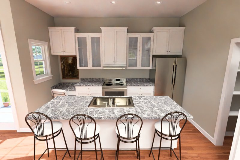Architectural House Design - Interior - Kitchen 1 for Cottage House Plan #513-2457 - 3 bed, 2.5 bath