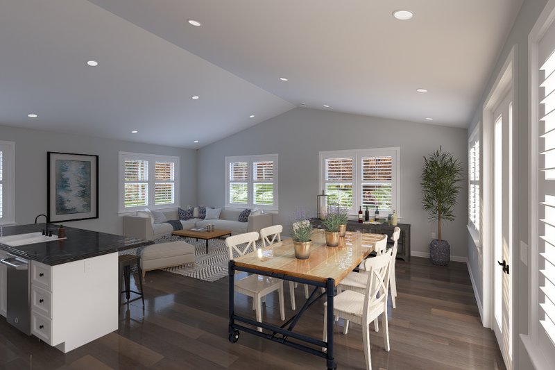 Dream House Plan - Interior - Other for Barndominium House Plan #1060-408 - 2 bed, 1.5 bath