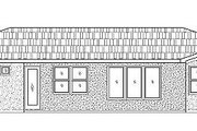 Adobe / Southwestern Style House Plan - 3 Beds 3 Baths 1556 Sq/Ft Plan #24-287 