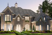 European Style House Plan - 4 Beds 4.5 Baths 3330 Sq/Ft Plan #54-421 