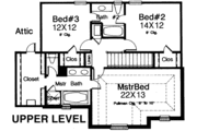 European Style House Plan - 3 Beds 2.5 Baths 2132 Sq/Ft Plan #310-156 
