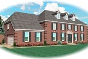 Colonial Style House Plan - 3 Beds 2.5 Baths 2564 Sq/Ft Plan #81-792 