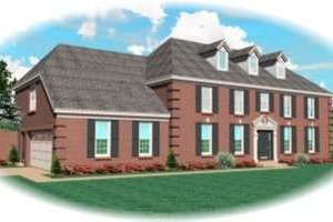 Colonial Exterior - Front Elevation Plan #81-792