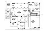 Country Style House Plan - 3 Beds 3 Baths 2203 Sq/Ft Plan #20-130 