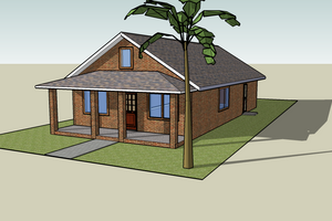 Exterior - Other Elevation for Cottage House Plan #423-49 - 3 bed, 2 bath