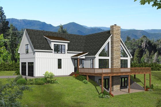 Country House Plan 932-426 - Front Exterior