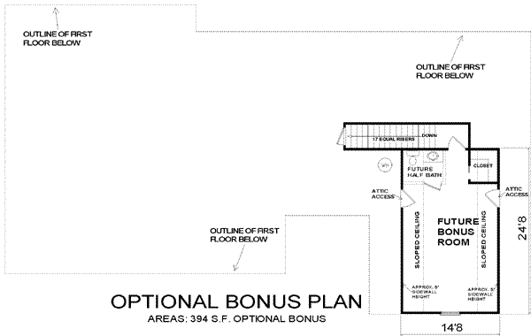 House Blueprint - Farmhouse Floor Plan - Other Floor Plan #21-109