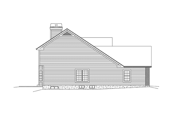 Exterior - Other Elevation House Plan #57-603 - 3 bed, 2.5 bath