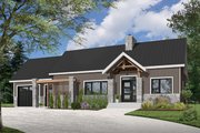 Ranch Style House Plan - 2 Beds 1 Baths 1212 Sq/Ft Plan #23-2637 