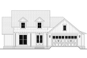 Exterior - Front Elevation 4 for Farmhouse House Plan #430-250 - 3 bed, 2 bath