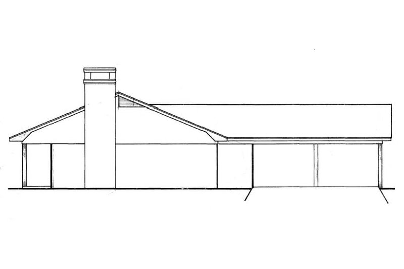 House Plan Design - Right Side Elevation