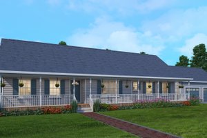 Home Plan - Ranch Exterior - Front Elevation Plan #1082-2