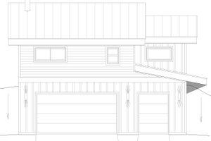 Exterior - Rear Elevation for Contemporary House Plan #932-450 - 1 bed, 1 bath
