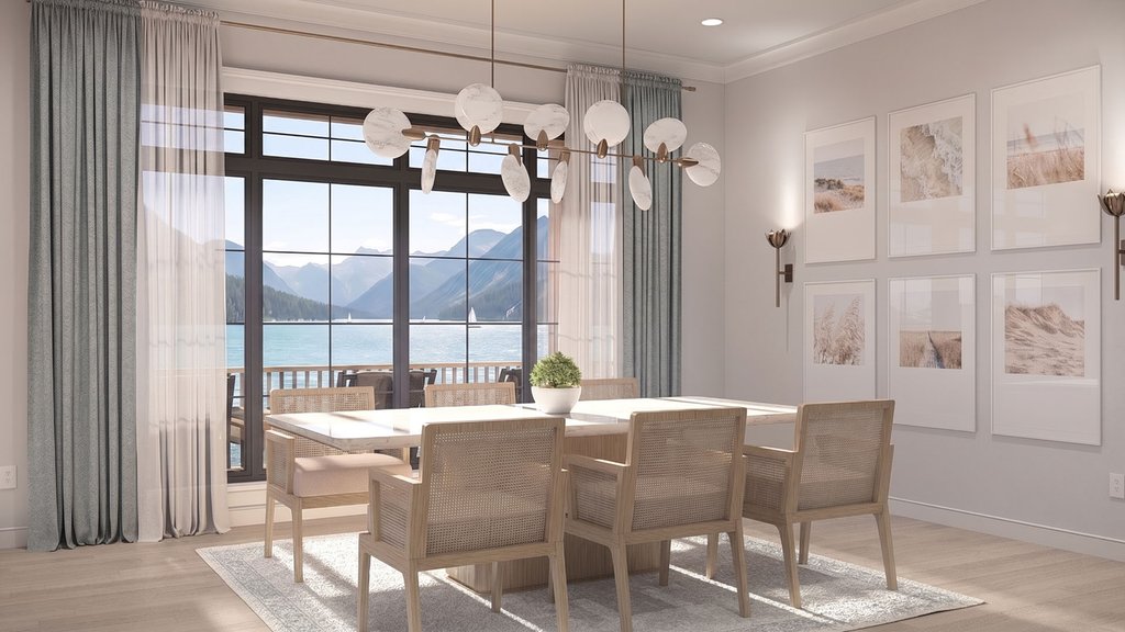 Interior - Dining Room for Traditional House Plan #455-787 - 4 bed, 4 bath