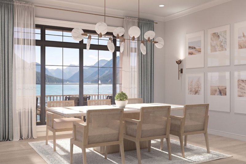 Home Plan - Interior - Dining Room for Traditional House Plan #455-787 - 4 bed, 4 bath