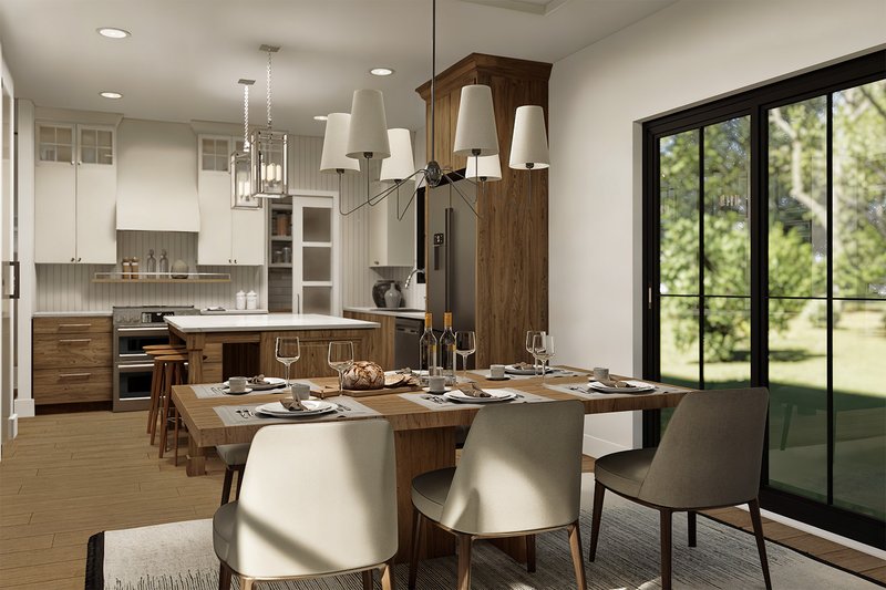 Home Plan - Interior - Dining Room for Farmhouse House Plan #23-2392 - 4 bed, 2.5 bath