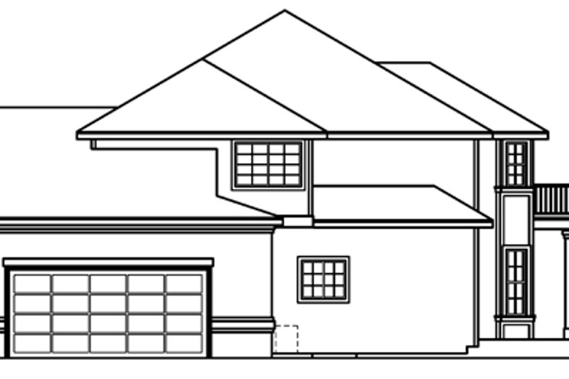 Home Plan - Exterior - Other Elevation 1 for European House Plan #124-500 - 3 bed, 3.5 bath