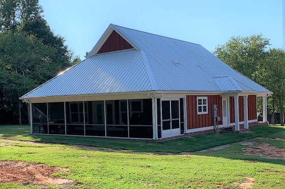 Exterior - Rear Elevation for Cottage House Plan #44-165 - 2 bed, 2 bath