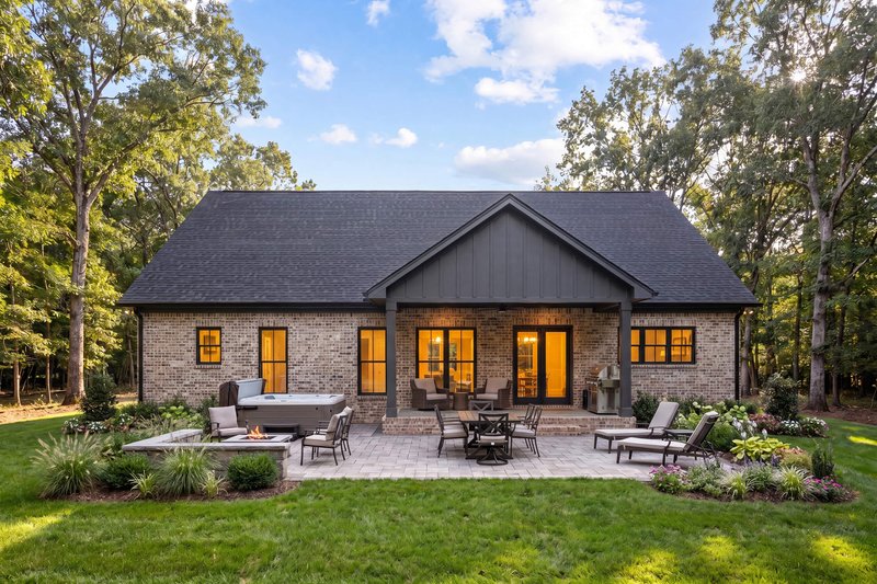 Dream House Plan - Exterior - Rear Elevation 2 for Farmhouse House Plan #430-441 - 3 bed, 2 bath