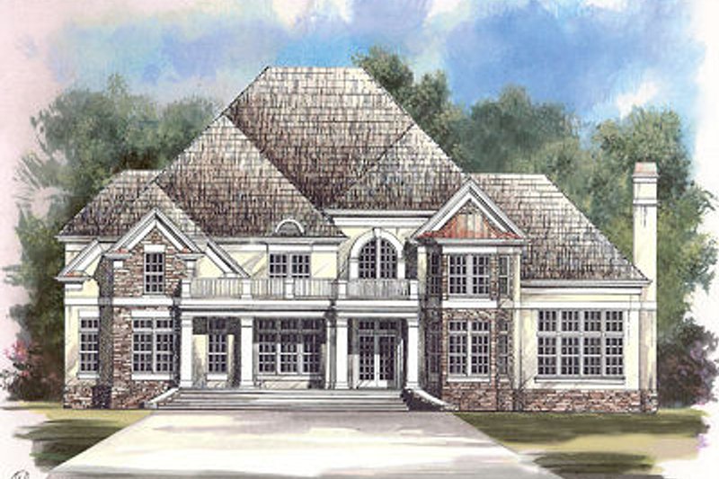 Architectural House Design - European Exterior - Front Elevation Plan #119-247