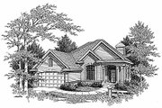Traditional Style House Plan - 4 Beds 2.5 Baths 2173 Sq/Ft Plan #70-314 