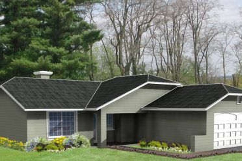 Home Plan - European Exterior - Front Elevation Plan #1-228