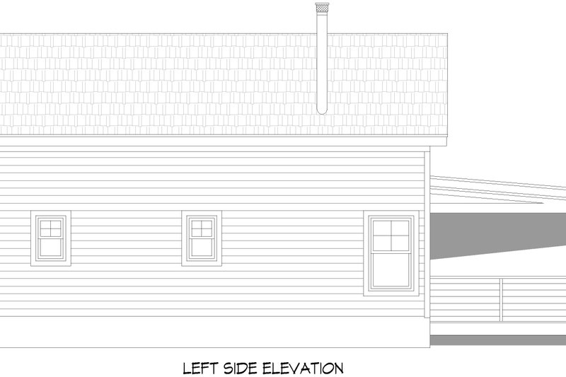 Architectural House Design - Exterior - Other Elevation for Contemporary House Plan #932-1127 - 1 bed, 1 bath