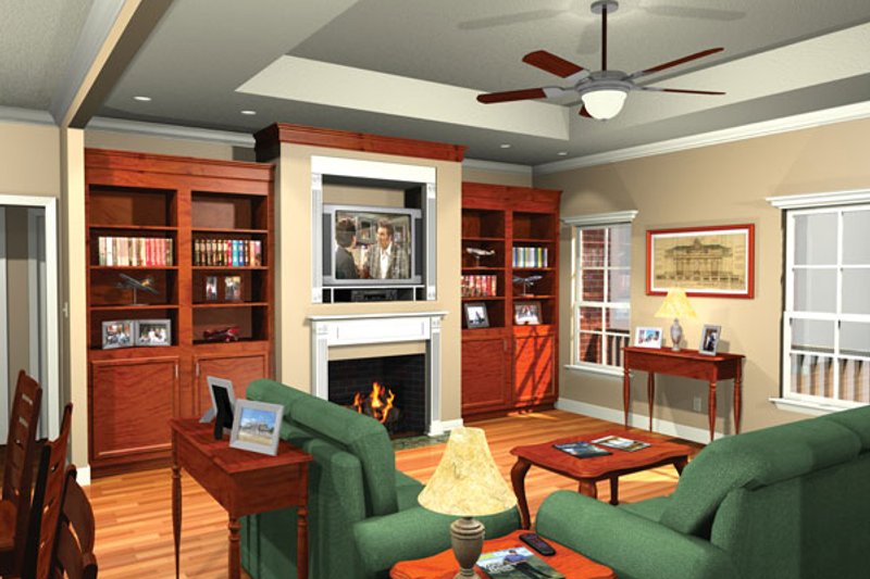 Dream House Plan - Exterior - Other Elevation for Southern House Plan #21-208 - 3 bed, 2 bath