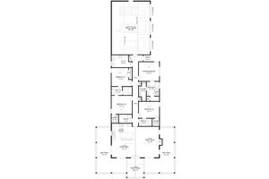 Floor Plan - Main Floor for Barndominium House Plan #932-1242 - 4 bed, 3 bath
