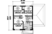 Contemporary Style House Plan - 3 Beds 1 Baths 1236 Sq/Ft Plan #25-4731 