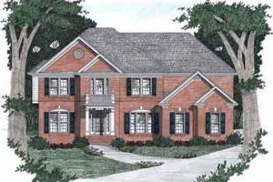 Traditional Exterior - Front Elevation Plan #129-134