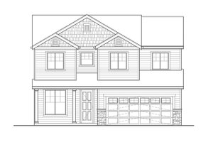 Exterior - Front Elevation 3 for Country House Plan #569-34 - 5 bed, 3 bath