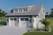 Traditional Style House Plan - 1 Beds 2.5 Baths 3789 Sq/Ft Plan #1060-76 