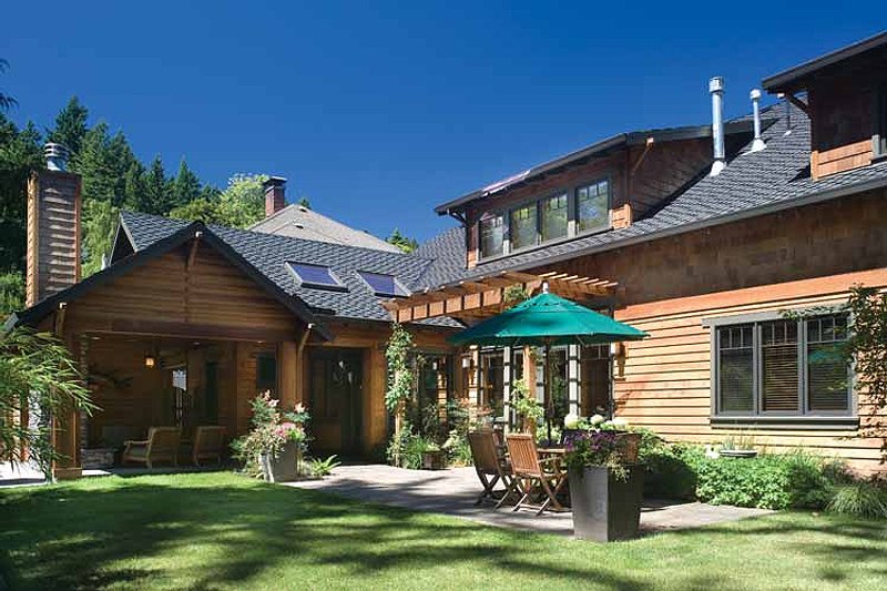 Home Plan - Exterior - Rear Elevation for Craftsman House Plan #48-364 - 4 bed, 4 bath