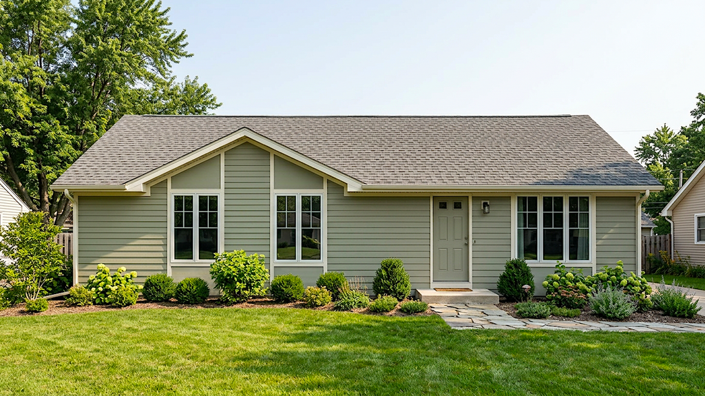 Exterior - Front Elevation 2 for Contemporary House Plan #30-248 - 3 bed, 2 bath