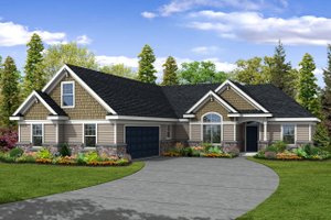 Traditional Exterior - Front Elevation Plan #124-378