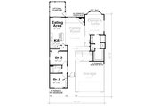 Craftsman Style House Plan - 2 Beds 2 Baths 1664 Sq/Ft Plan #20-2390 