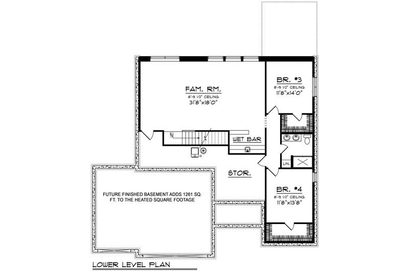 Dream House Plan - Optional Basement