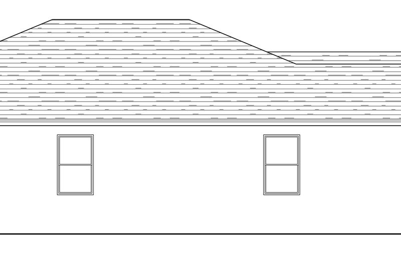 Architectural House Design - Exterior - Other Elevation for Traditional House Plan #1058-251 - 4 bed, 3 bath