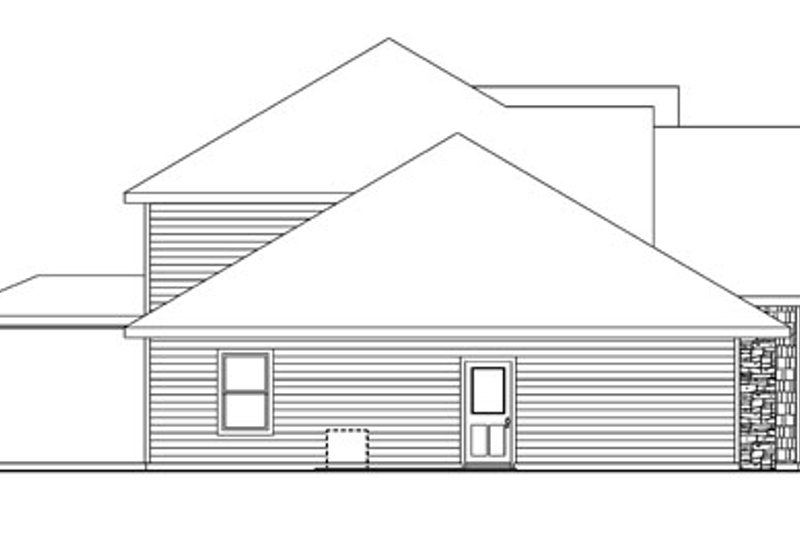 Home Plan - Exterior - Other Elevation for Traditional House Plan #124-743 - 3 bed, 2.5 bath