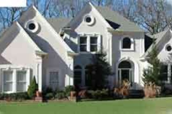 Exterior - Front Elevation for European House Plan #81-628 - 4 bed, 3.5 bath