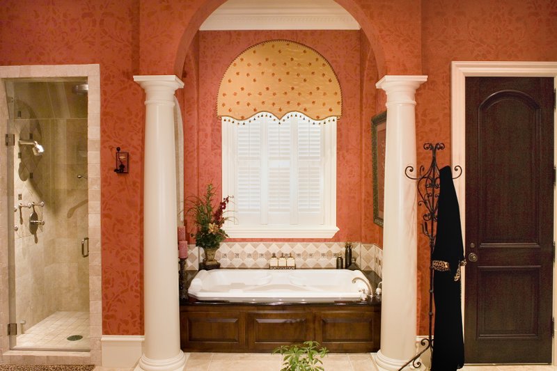 Architectural House Design - Interior - Master Bathroom for Southern House Plan #20-2173 - 6 bed, 6.5 bath