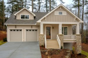 Exterior - Front Elevation 3 for Craftsman House Plan #461-9 - 3 bed, 2.5 bath
