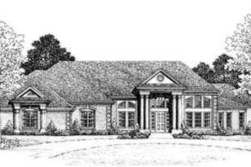 Home Plan - European Exterior - Front Elevation Plan #72-170