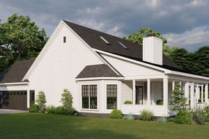 Exterior - Other Elevation 1 for Country House Plan #17-176 - 3 bed, 2.5 bath