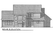 Traditional Style House Plan - 3 Beds 2.5 Baths 2081 Sq/Ft Plan #70-297 