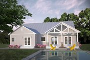 Ranch Style House Plan - 3 Beds 2 Baths 1321 Sq/Ft Plan #427-13 