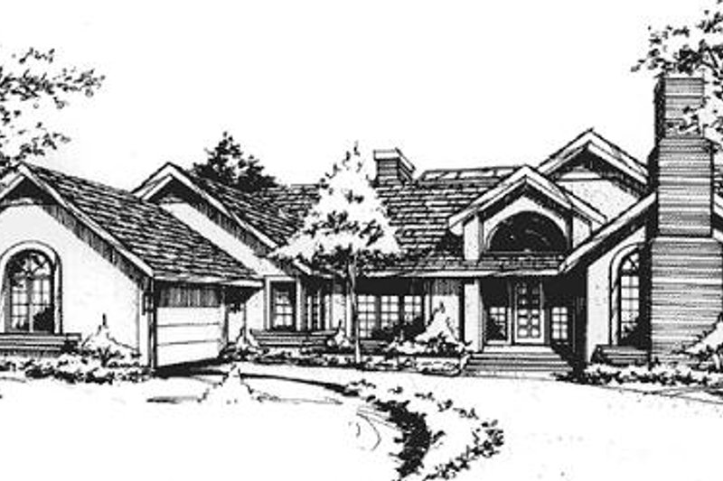 Dream House Plan - Traditional Exterior - Front Elevation Plan #320-314